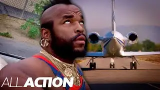 Baracus Has A Fear Of Flying! | The A-Team | All Action