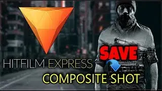 how to save composite shot in hitfilm 2018/2019