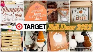 New Target Dollar Spot Fall Decor 2022 * Target Shopping Vlog