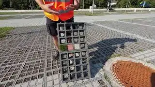 Moderní parkoviště u nové multifunkční haly v Brně