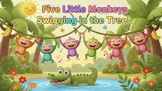 Five Little Monkeys Swinging in the Tree | Famous rhymes |nursery rhymes for toddlers