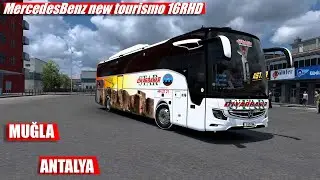 ETS2) YENİ MB NEW TOURİSMO 16RHD STAR DİYARBAKIR SEYEHAT İLE MUĞLA _ ANTALYA SEFERİ !!!!
