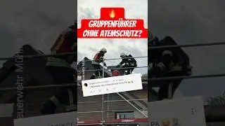 🔥 Gruppenf&uuml;hrer ohne PA? 🧑&zwj;🚒 #feuerwehr #atemschutz #gruppenf&uuml;hrer