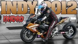 NHDRO 4: Indy, Friday Test & Tune motorcycle drag racing video 2012