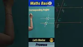 Maths Basics Corresponding Angles #parallel #angles #corresponding #prowess #shorts #payalnayak