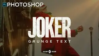 КАК БЫСТРО СДЕЛАТЬ ПОТЕРТЫЙ ЭФФЕКТ? Grunge Text in Photoshop - Потертый текст в Фотошопе.