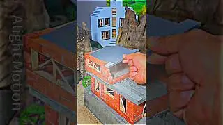 Dream Mini House Built with Tiny Bricks! #house #miniature #dreamhouse #vfuho #DIY#minihome