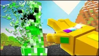 👉 HO il GUANTO di THANOS su MINECRAFT ita.....POSSO ELIMINARE SCP-096?