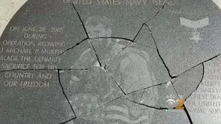 Memorial For Fallen Hero Vandalized On Long Island