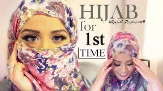 She is wearing hijab for the first time