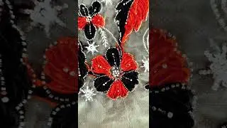 3D Floral Embroidery Lace Fabric &ndash; Beautiful and Unique Design #casaitalian #3d #shorts