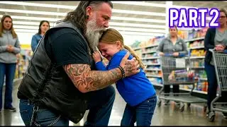 A Mute Six-Year-Old Girl Ran Straight Into The Giant Biker’s Arms At Walmart — And What Happens...