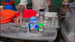 Indian street food #karak tea #india #food #travel #solo 