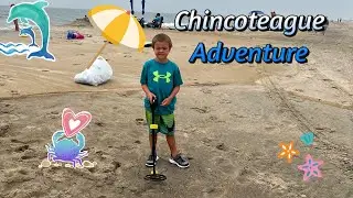 Rhys&rsquo;s Chincoteague adventure! Tom&rsquo;s Cove visitor center! Bay fun, Mini golf, #chincoteague
