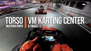 VM Karting Center 22.3.2025, Kart-Keket, Torso McK&auml;rkk&auml;inen, B-Finaali