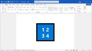 How to Insert the INPUT SYMBOL FOR NUMBERS in Word