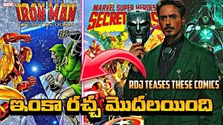 Robert Downey Jr Teases Secret Wars And Iron Man Legacy Of Doom Marvel comics In Telugu