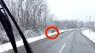 На Пустынной Дороге Водитель Заметил Что-то Странное. Он не Мог Проехать Мимо!
