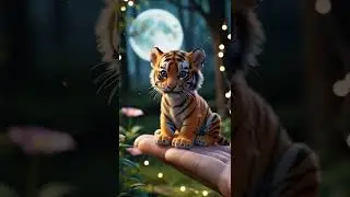 The cute tiny tiger AI Video/Ai videos #shorts #ai #aivideo