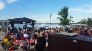 Lazy afternoon watching jazz fest @ the Terrace in Madison, WI, 2017