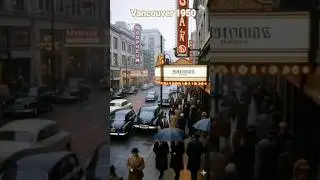 Vancouver City 1950 | Rare Historical Footage | Old Vancouver in 4K AI Restoration