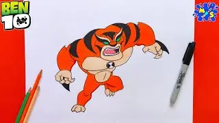 Ben 10 Rath Drawing || How to Draw Rath from Ben 10 Reboot