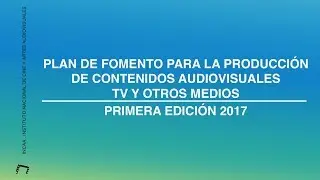 Capacitaci&oacute;n / Concursos Plan de Fomento a la TV y otros medios // #Streaming / #INCAAenLinea