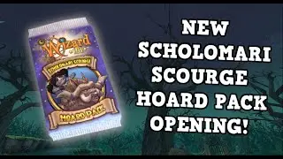 Wizard101 : NEW SCHOLOMARI SCOURGE HOARD PACK OPENING!