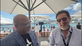 Grant McGaugh Interviews Roddi Basso at the E1 Miami GP | The Future of Electric Powerboat Racing 