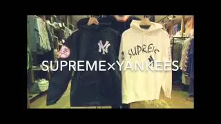 Supreme&times;New York Yankees 2015SS新作最速入荷!!