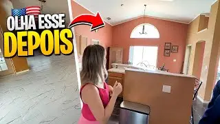 TERMINAMOS A REFORMA DA COZINHA DA CASA NOVA NOS EUA (SURREAL A DIFERENÇA)
