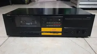 Tes tape deck kaset pita vintage yamaha made in japan 