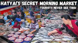 HATYAI Hidden Morning Market | Local Food & Real Thailand | Tourist never Know 🇹🇭