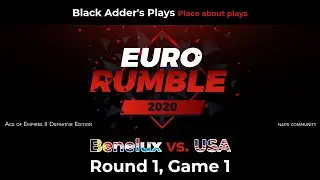 Euro Rumble, R1 - Benelux vs. USA, Game 1 - Age of Empires II: Definitive Edition