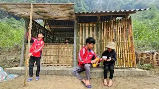 Two orphans work together to complete the door and prepare to move into the new house.