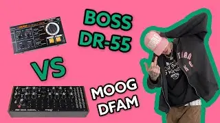 DR-55 + DFAM (1980&rsquo;s Drum Machine vs Modern Percussion Synth)