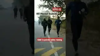 giddi to patratu valley running 🏃🏃 long running #army #viralshorts #short 31/12/22 #25km