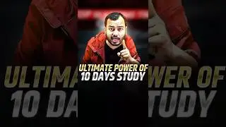 The Ultimate Power of 10 Days Study⚡