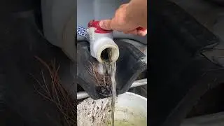 How I remove water from used motor oil