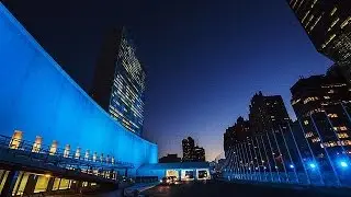 United Nations celebrates 70 years in blue