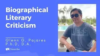 Biographical Literary Criticism