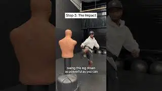 Axe Kick Tutorial #tutorial #boxing #kick #technique #axekick #muaythai #combat #martialarts #mma