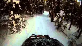 snow thrashing on the foreman
