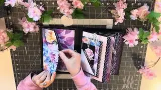 Purple Passion Mini Album share from Bella Creativa Designs