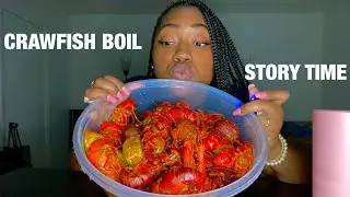 CRAWFISH BOIL MUKBANG + CREEPY STORY TIME