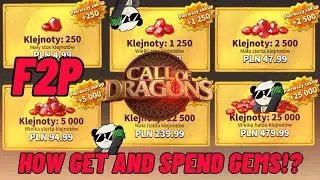How to get and spend gems?! Farm fast, spend wisely! - Call of Dragons