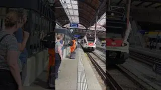 S6 Ankunft in Bahnhof Basel SBB Schweiz🇨🇭#sbb #cff #ffs #sbahn #trainspotting #zug #z&uuml;ge #shorts #yt