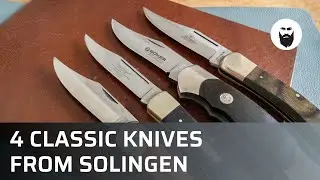 4 iconic pocket knives from Solingen