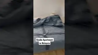 Studio apartment in malaysia #housetour #hometour #expatlife #kualalumpur #studio #studioapartment