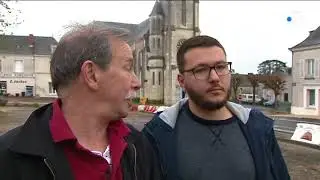 Les habitants de Pleumartin dans la Vienne contestent l'abattage d'arbres sur la place de la commune